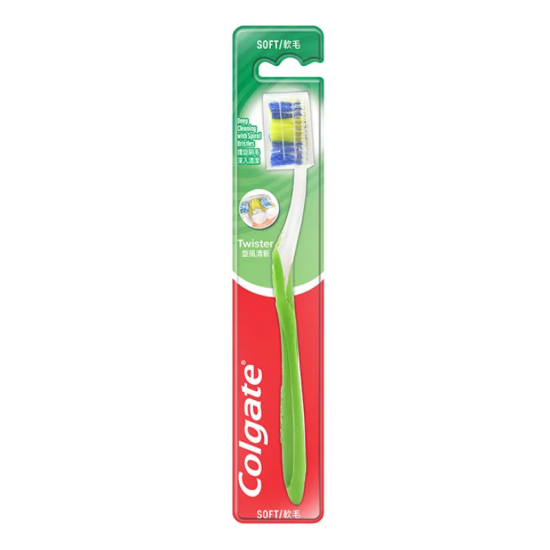 COLGATE TWISTER TOOTHBRUSH - SOFT 1'S