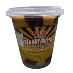 DAILY'S PEANUT BUTTER WITH CHOCOLATE STRIPES 200G DAILY'S PEANUT BUTTER WITH CHOCOLATE STRIPES 200G