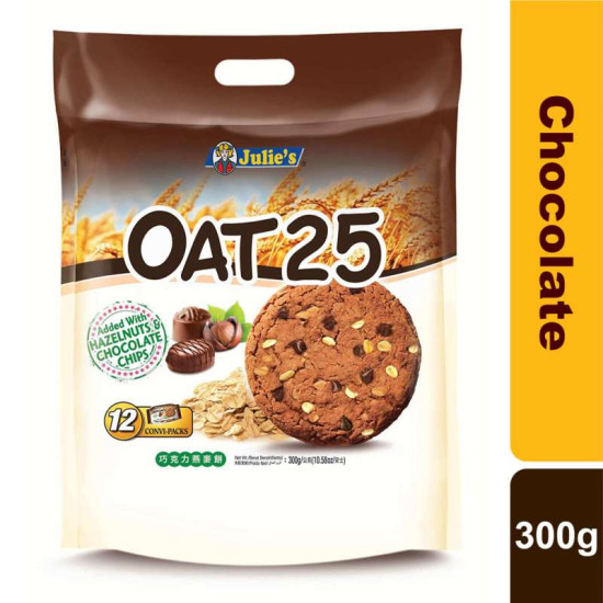 JULIE'S OAT 25 CHOCOLATE 300GM