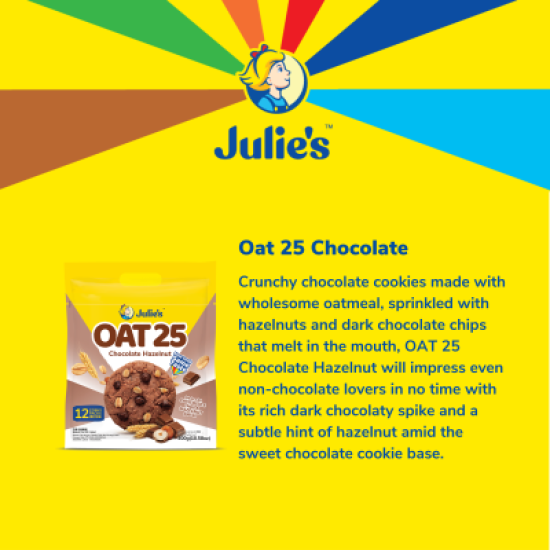 JULIE'S OAT 25 CHOCOLATE 300GM