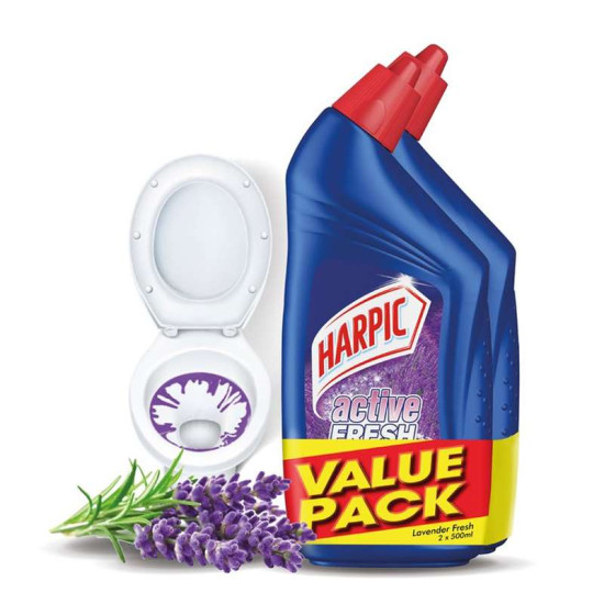 HARPIC LIQUID LAVENDER 500ML*2