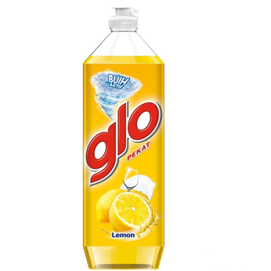 GLO DISHWASH LEMON 800ML