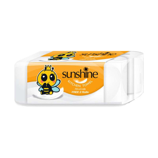 SUNSHINE KITCHEN TOWEL 70S*6R+2R