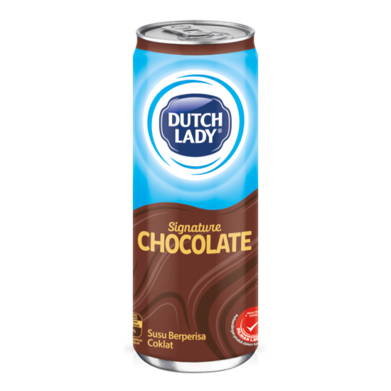 DUTCH LADY SIGNATURE CHOCOLATE CAN 240ML