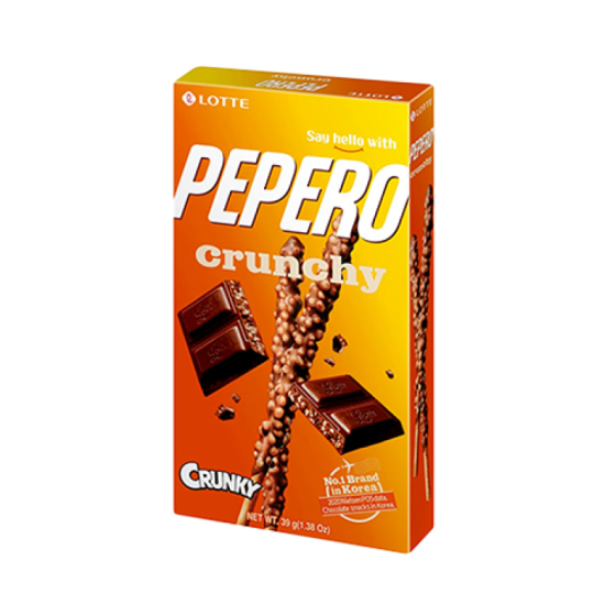 LOTTE PEPERO CRUNKY SMALL PACK 39GM