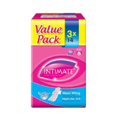 INTIMATE NITELONG MAXI WING 28CM (SF) 14S*3 INTIMATE NITELONG MAXI WING 28CM (SF) 14S*3