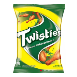 TWISTIES ROASTED CHICKEN DANCE 160GM TWISTIES ROASTED CHICKEN DANCE 160GM