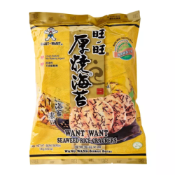 WANG WANG SEAWEED RICE CRACKERS 136GM WANG WANG SEAWEED RICE CRACKERS 136GM