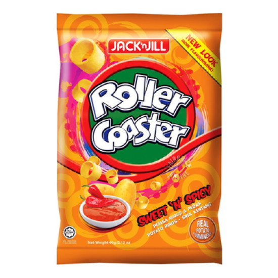 JACK & JILL ROLLER COASTER SWEET & SPICY 60GM