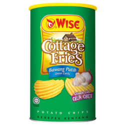 WISE POTATO CHIPS ONION GARLIC 90GM WISE POTATO CHIPS ONION GARLIC 90GM