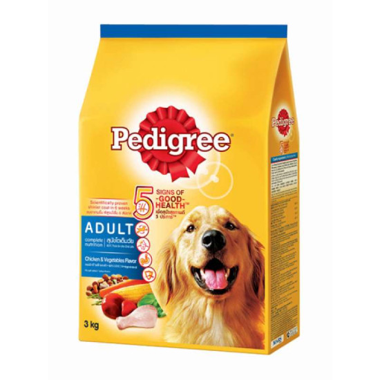 PEDIGREE CHICKEN & VEG 3KG