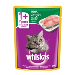 WHISKAS (POUCH) TUNA 80G WHISKAS (POUCH) TUNA 80G