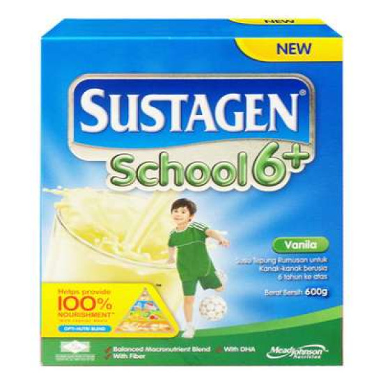 SUSTAGEN SCHOOL 6+ VANILLA 600G