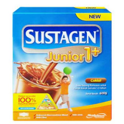 SUSTAGEN JUNIOR 1+ CHOCOLATE 600G SUSTAGEN JUNIOR 1+ CHOCOLATE 600G