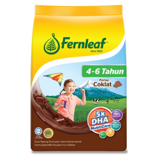 FERNLEAF 4-6YEARS CHOCOLATE 850G