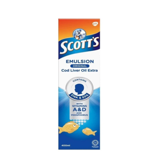 SCOTT'S EMULSION REGULAR 400ML SCOTT'S EMULSION REGULAR 400ML