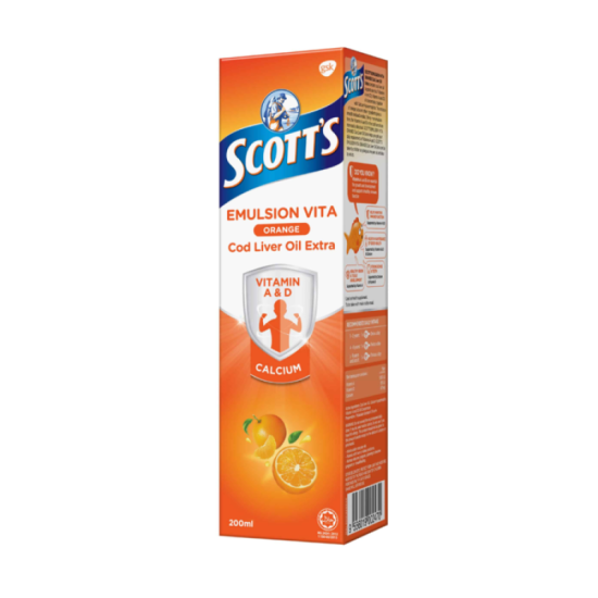 SCOTT'S EMULSION ORANGE 200ML SCOTT'S EMULSION ORANGE 200ML