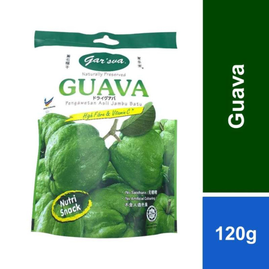 GAR'S DRIED - GUAVA 120GM