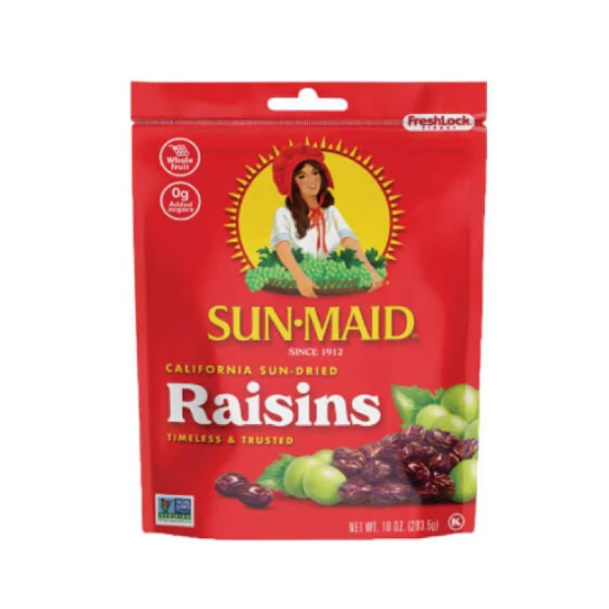 SUNMAID CALIFORNIA RAISINS 283.5GM