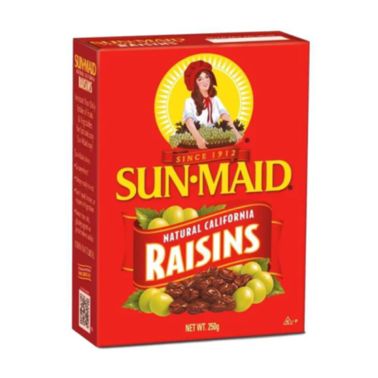 SUNMAID RAISINS BOX 250GM