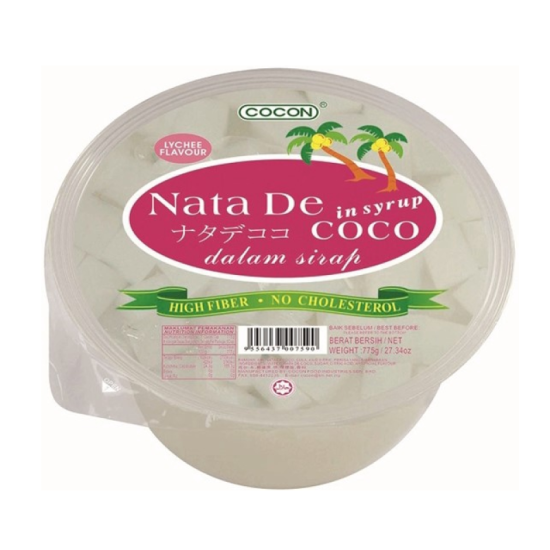 COCON NATA DE COCO IN SYRUP LYCHEE 775GM COCON NATA DE COCO IN SYRUP LYCHEE 775GM