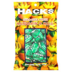 HACKS-MANDARIN & GINGER 100GM HACKS-MANDARIN & GINGER 100GM