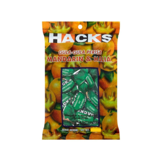 HACKS-MANDARIN & GINGER 50GM