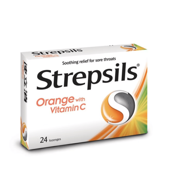 STREPSILS ORANGE WITH VITAMIN C 24'S