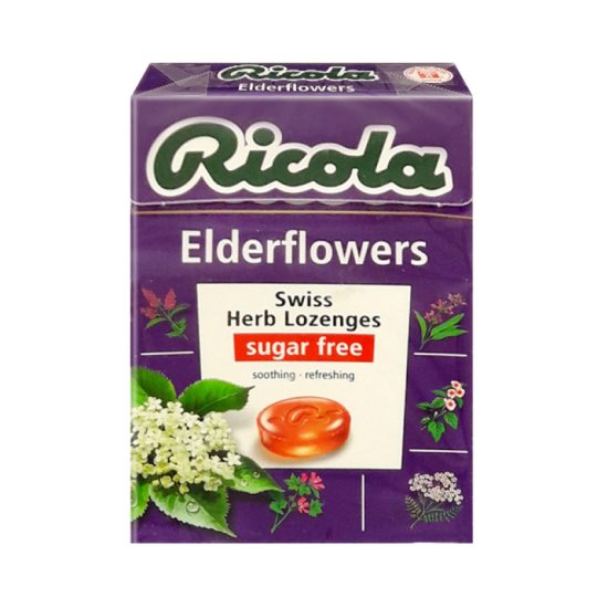RICOLA LOZENZES - ELDER FLOWER 40GM