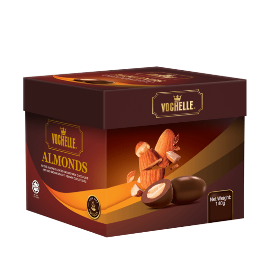 VOCHELLE ALMOND SQUARE 140GM