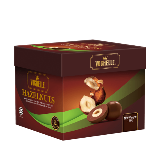 VOCHELLE HAZELNUT SQUARE 140GM