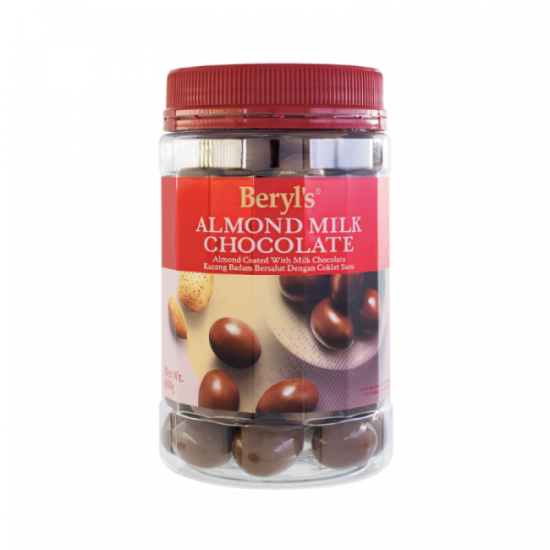 BERYL'S ALMOND MILK CHOCOLATE 400GM