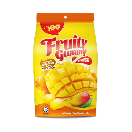 LOT 100 GUMMY MANGO 130GM