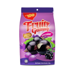 LOT 100 GUMMY BLACKCURANT 130GM LOT 100 GUMMY BLACKCURANT 130GM