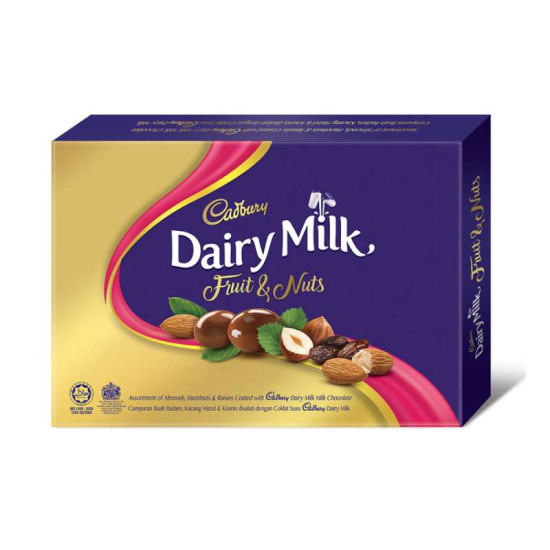 CADBURY PANNED FRUIT & NUT 180GM