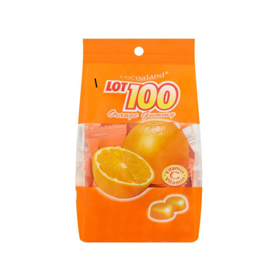 LOT 100 GUMMY ORANGE 130GM