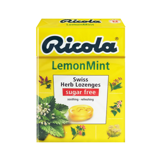 RICOLA LOZENZES - LEMON MINT 45GM