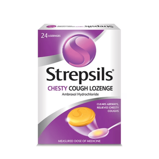 STREPSILS CHESTY COUGH LOZENGE 24'S