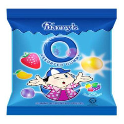 DARRY'S O GUMMY CANDY ASSORTED 100GM DARRY'S O GUMMY CANDY ASSORTED 100GM