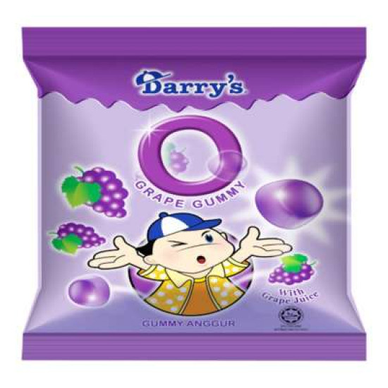 DARRY'S O GUMMY CANDY GRAPE 100GM