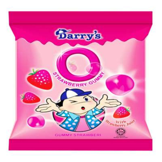 DARRY'S O GUMMY CANDY STRAWBERRY 100GM