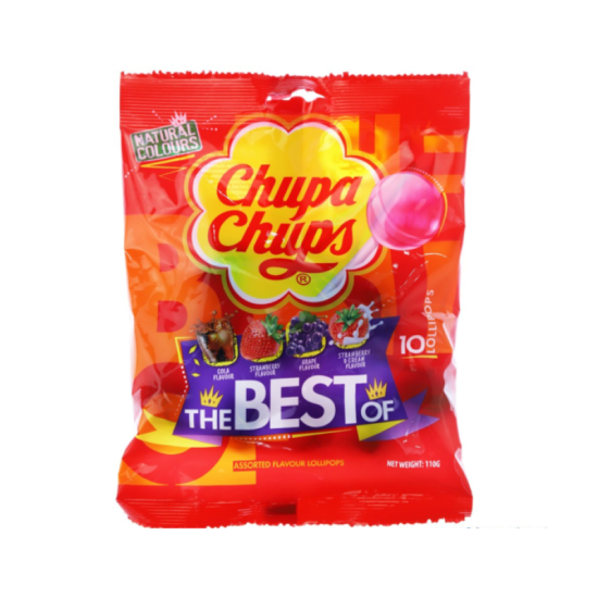 CHUPA CHUPS BEST OF 110GM