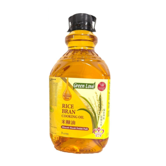 GREENLOVE RICE BRAN COOKING OIL 3L