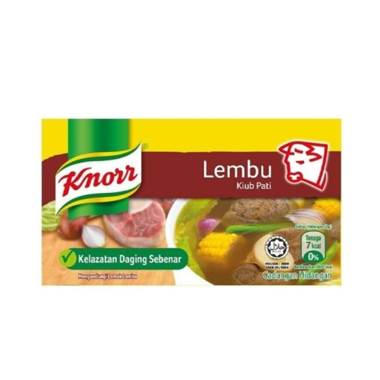 KNORR BEEF CUBE 60G