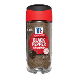 MCCORMICK BLACK PEPPER GROUND 39G MCCORMICK BLACK PEPPER GROUND 39G