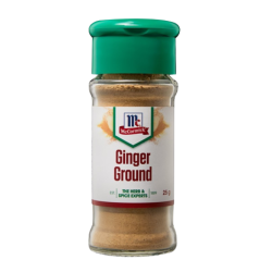 MCCORMICK GINGER GROUND 25G MCCORMICK GINGER GROUND 25G
