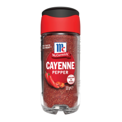 MCCORMICK CAYENNE PEPPER GROUND 32G MCCORMICK CAYENNE PEPPER GROUND 32G