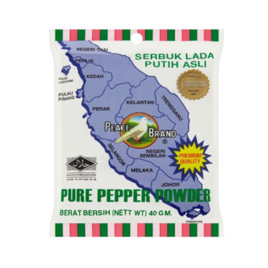 PEACE BRAND PEPPER POWDER 40G
