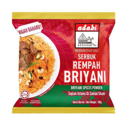 ADABI REMPAH BRIYANI 100GM ADABI REMPAH BRIYANI 100GM