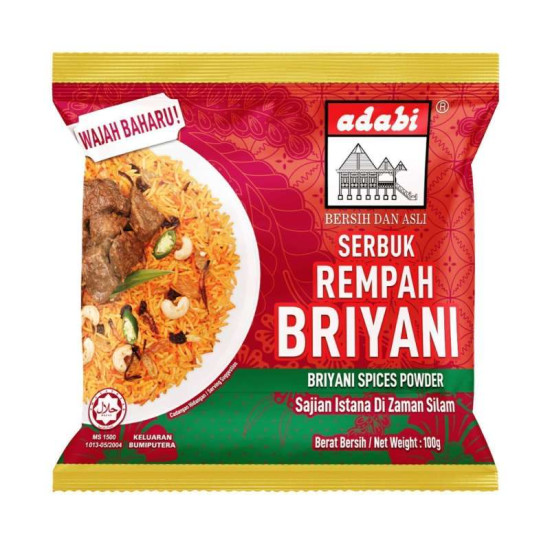 ADABI REMPAH BRIYANI 100GM